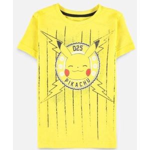 Pokémon - Funny Pika Kinder T-shirt - Kids 98 - Geel