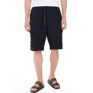 camel active - Sweatshorts - Donker Blauw - Met Cargozakken