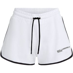 Karl Lagerfeld - KLJ Binding Sweat Short - Wit - Dames