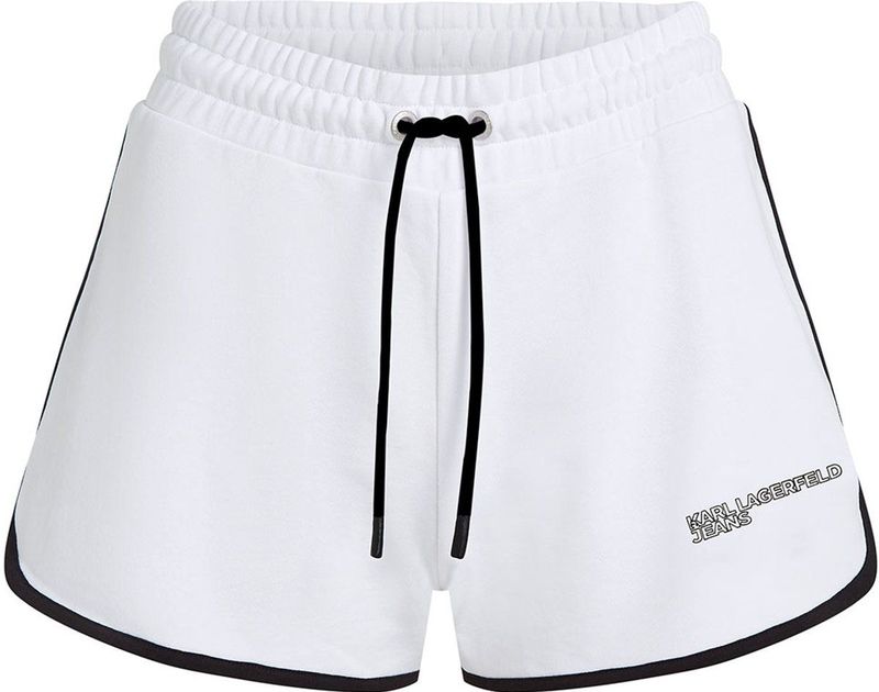 Karl Lagerfeld - KLJ Binding Sweat Short - Wit - Dames