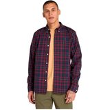 Timberland Stretch Poplin Check Overhemd Met Lange Mouwen