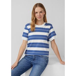 T-shirt - Cropped - Katoen - Met Strepen