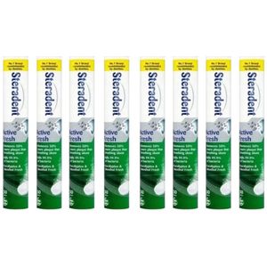 Steradent Reinigingstabletten - Active Fresh 8 x 30 Tabletten