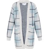 usha - BLUE LABEL - Gebreid Vest - Navy - Lichtblauw - Lichtgrijs