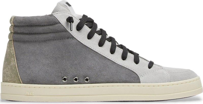 P448 - F25SKATE60 - Leren Schoen - Grijs - Casual - Plat