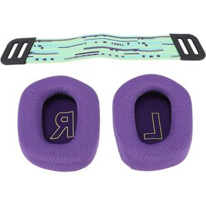 EGoods - Oorkussens en Hoofdbandbanden voor Gaming Headset G733 G335 | Geluidsisolatie Oorkussens Kussens | Vervangende Hoofdband Kit met Comfortabele Memory Foam