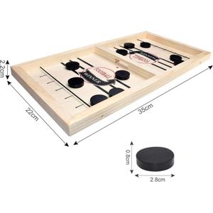 Sling Puck | Foosball Winner | Drankspel | Bordspel met Pucks | Klein Sjoelbak met Pucks | Hockeyspel | slingershot | ijshockeybordspel