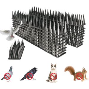 Duivenafweerspikes - 18 stuks kunststof vogelbescherming voor balkon, vensterbank en dak