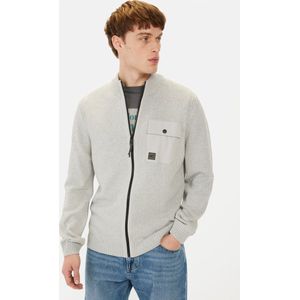 Camel Active - Vest - Grijs - Katoen/Polyester - Regular Fit