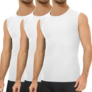 3 Pack Onderhemd Heren 100% Katoen Tanktops