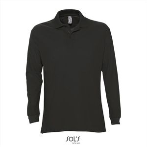 SOL'S Long Sleeve Polo Star L539 - Black - M