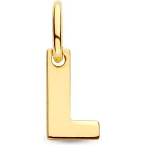 Letter Hanger in massief 14 Karaat Goud