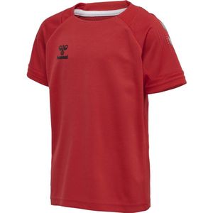 Hummel - Lead Poly T-shirt - Korte Mouwen - Zwart - 100% Polyester