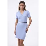 Felix Hardy Midi Zomer Kleid Dames Blauw - L
