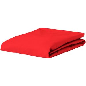 Essenza Premium Percale Hoeslaken Red - 90x190 cm