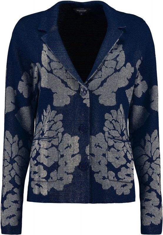 Bloomings - Blazer SLK20-8771 - Damesblazer - Met Bloemenprint