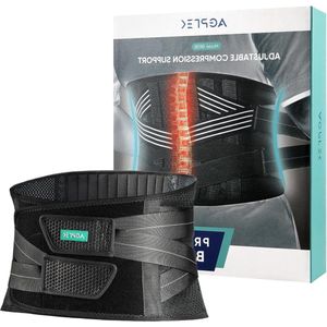 Lendensteun comfortabel ademend pijnverlichting hernia ischias scoliose XL 125-150 cm