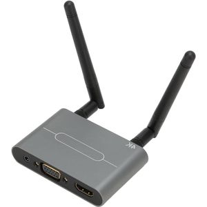 Draadloze HDMI VGA Display Dongle-adapter 4K 5G WiFi - HDMI Extender met Zeer Gevoelige Antenne - Android IOS Windows MacOS - Airplay Miracast - apparaten .