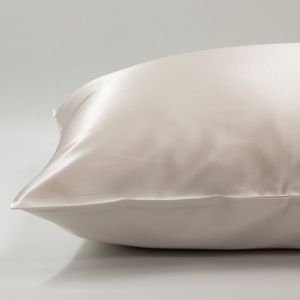Perfect Sleep Set Ivoor - Kussensloop & Slaapmasker - Silk Heaven - 40x80cm