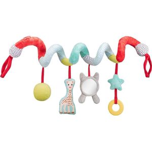 Sophie de giraf Activiteitenspiraal - Boxspiraal - Baby speelgoed - Met Bijtring - Vanaf 3 maanden - 20-80 cm - Textiel - Meerkleuring