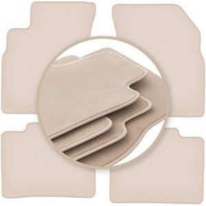 PREMIUM beige vloermatten voor: Kia Optima I sedan 2001-2006