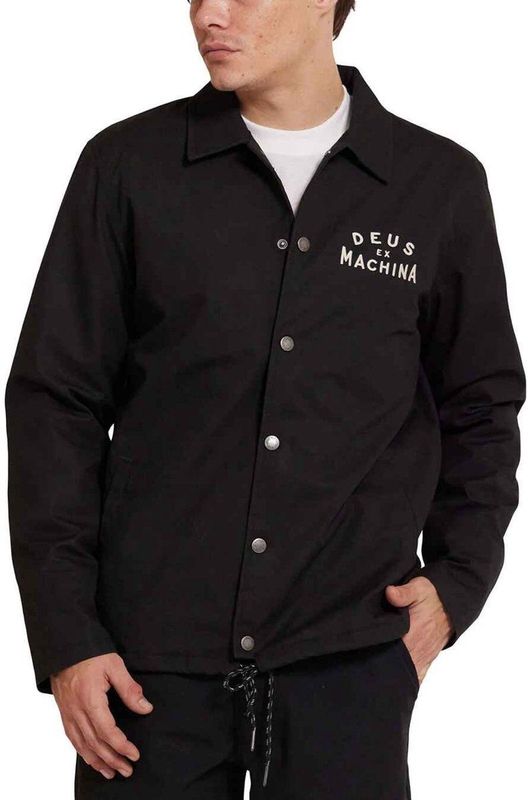 Deus Ex Machinavoor mannen. DMF246741 Workshop Coach Jas zwart (S), Casual, Polyester