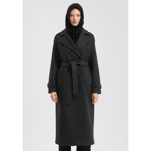 QS - Outdoor-Mantel - Wollen Trenchcoat - Tijdloze Elegant