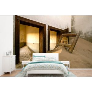Zand - Architectuur - Woestijn - Deur - Behangpapier