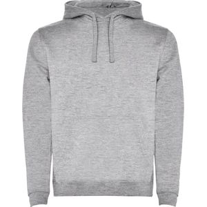 Heather Grey Unisex Hoodie met capuchon en koord Urban merk Roly maat XL