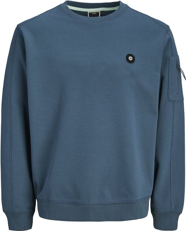 Jack & Jones Trui Jcojoe Sweat Crew Neck Smu 12271424 Orion Blue Mannen Maat - S
