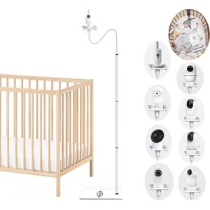 Equivera babyfoonhouder - Baby Monitor Houder voor SCD923/26 - SCD843/26 - Multifunctionele Stand - Flexibele Camera Houder - Stand (175 cm)