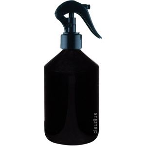 Lege Plastic Fles 500 ml zwart met Luxe spraykop - set van 10 stuks - navulbaar - leeg