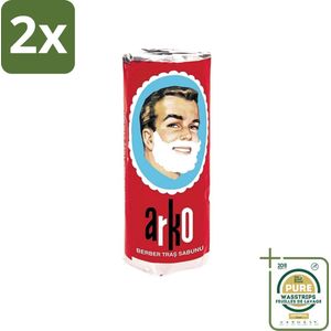 Arko - Scheerzeep - Verzorgt en Beschermt de Huid - 75 ml - Voordeelverpakking - 2 stuks - Scheerzeep - Schuim