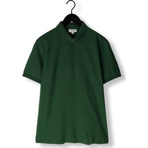 Lacoste Paris Regular Fit Stretch Cotton Piqué Poloshirt Met Korte Mouwen Groen XS Man