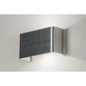 Lumidora Wandlamp 72805 - Voor binnen - MONZA - 2 Lichts - Ingebouwd LED - 9.0 Watt - 900 Lumen - 2700 Kelvin - Aluminium - Metaal