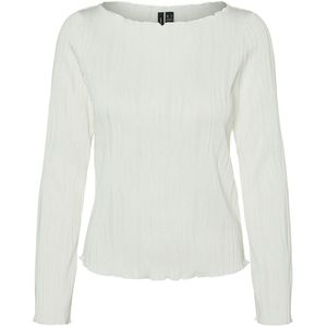 Vero Moda Asta Blouse Met Lange Mouwen Wit M Vrouw