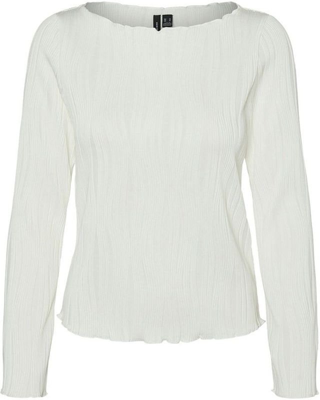 Vero Moda Asta Blouse Met Lange Mouwen Wit M Vrouw