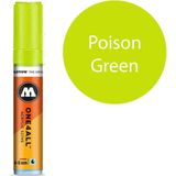 Molotow 327HS Poison Green - Gifgroene acryl marker - Chisel tip 4-8mm - Kleur Gifgroen