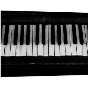 PVC Schuimplaat- Toetsen van een Keyboard - 100x75 cm Foto op PVC Schuimplaat