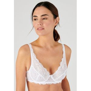 Damart - Beugelbeha, foulardmodel - Dames - Wit - 100