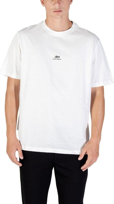 Antony Morato - T-shirt - Wit - Katoen - Korte Mouwen - Ronde Hals