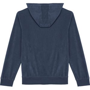 Native Spirit Ecologische herensweater met rits en capuchon in spons NS419 - Navy Blue - L