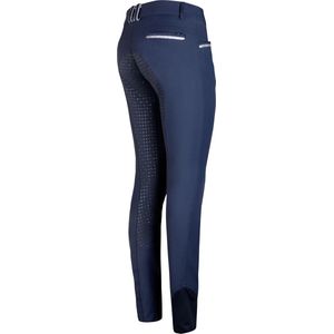 Imperial Riding Rijbroek Imperial Riding Irhel Capone Full Grip Kids Donkerblauw
