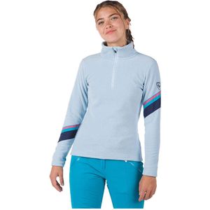 Rossignol Strawpile Fleece Met Halve Rits Blauw L Vrouw