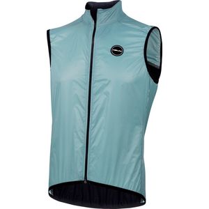 Nalini Unisex Windvest - windstopper mouwloos Groen - TEXAS VEST Sage green - XS
