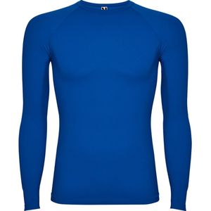 2 Pack Kobalt Blauw thermisch sportshirt met raglanmouwen naadloos model Prime maat M-L