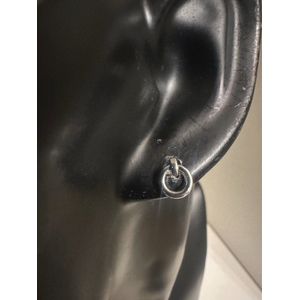 Zilverkleurige rondjes oorstekers | Moederdag | Verjaardagscadeau| Cadeautje| Valentijnsdag| Kado | sieraden | vaderdag | oorbellen | oorsieraden