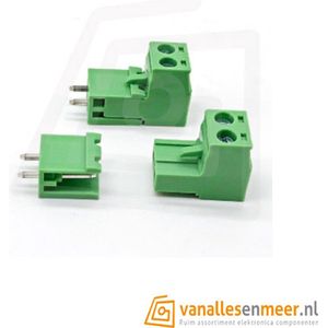 Schroef terminal 2pin 2-delig recht KF2EDG 5.08