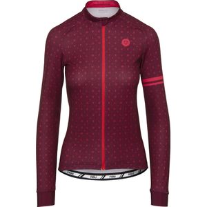 AGU Velo Love Fietsshirt Lange Mouwen Essential Dames - Rood - XS