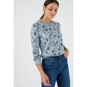 Damart - T-shirt geborsteld warm tricot - Dames - Grijs - L